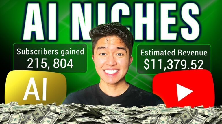 I Found the 5 BEST YouTube Niches to Make With AI in 2025!